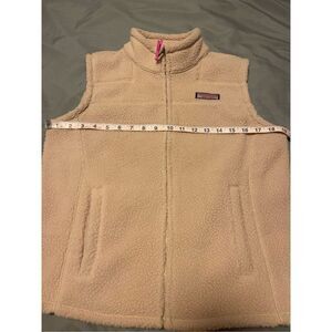 Vineyard vines Sherpa vest girls XL (16) NWT